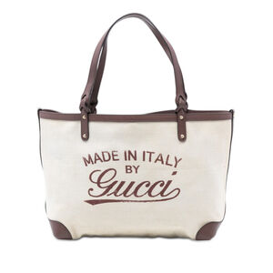 Pre-Loved Gucci Medium Canvas Craft Tote